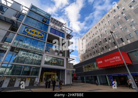 vienne, autriche, 02 février 2022, magasin ikea près de la gare westbahnhof Banque D'Images