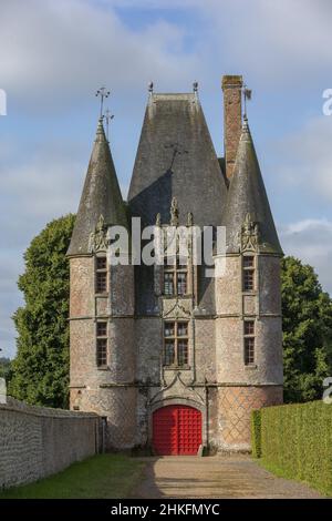 France, Orne, Parc naturel régional Normandie-Maine, château de Carrouges Banque D'Images