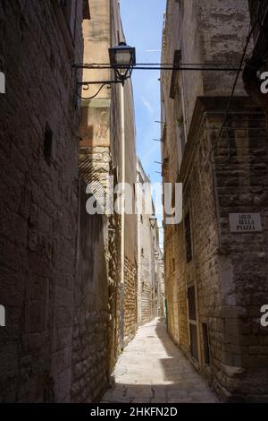 Bisceglie, ville historique de la province de Barletta Andria Trani, Apulia, Italie Banque D'Images