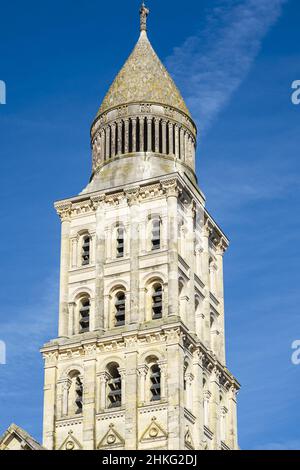 France, Dordogne, Périgueux, ville de scène sur la via Lemovicensis ou Vezelay Way, l'un des principaux moyens de Saint-Jacques-de-Compostelle, cathédrale Saint-Front, site classé au patrimoine mondial de l'UNESCO Banque D'Images