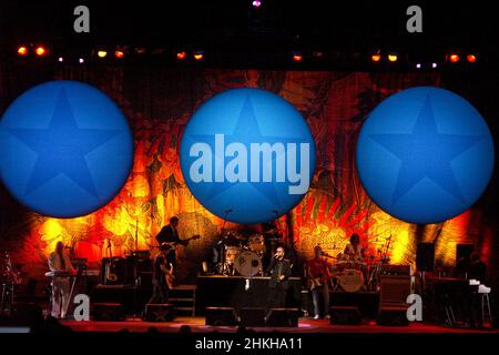 Ringo Starr est rejointe par Rod argent, Sheila E., Richard Marx, Billy Squier, Hamish Stuart et Edgar Winter pour la tournée All Starr 2006, à New York Banque D'Images