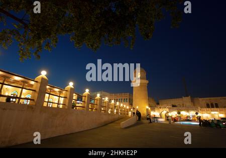 Souq Waqif l'ancien marché de Doha QATAR Banque D'Images