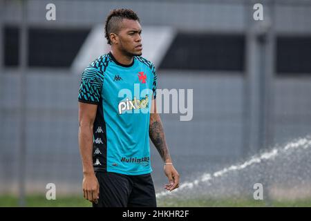 Rio de Janeiro, Brésil.04th févr. 2022.RJ - Rio de Janeiro - 02/04/2022 - VASCO, FORMATION - le joueur de Vasco canga pendant l'entraînement au CT Moacyr Barbosa Training Center.Photo: Thiago Ribeiro/AGIF/Sipa USA crédit: SIPA USA/Alay Live News Banque D'Images