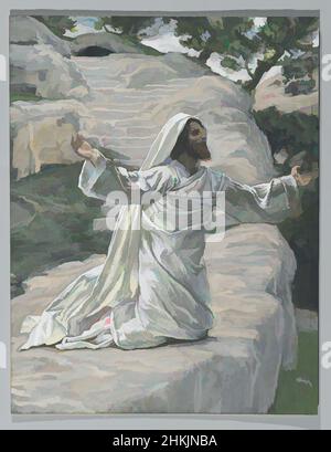 Art inspiré par Saint Jacques le moins, Saint Jacques le mineur, la vie de notre Seigneur Jésus-Christ, la vie de notre-Seigneur Jésus-Christ, James Tissot, Français, 1836-1902, aquarelle opaque sur graphite sur papier vélin gris, France, 1886-1894, image : 12 1/16 x 9 1/4 po, 30,6 x 23,5 cm, œuvres classiques modernisées par Artotop avec une touche de modernité. Formes, couleur et valeur, impact visuel accrocheur sur l'art émotions par la liberté d'œuvres d'art d'une manière contemporaine. Un message intemporel qui cherche une nouvelle direction créative. Artistes qui se tournent vers le support numérique et créent le NFT Artotop Banque D'Images