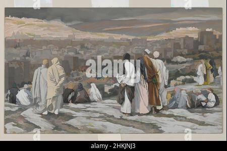 Art inspiré par les disciples ayant quitté leur lieu de résidence de surveillance d'Afar en Agony, les disciples ayant quitté leur assistant de longe au supplice, la vie de notre Seigneur Jésus Christ, la vie de notre-Seigneur Jésus-Christ, James Tissot, Français, 1836-1902, aquarelle opaque, Œuvres classiques modernisées par Artotop avec une touche de modernité. Formes, couleur et valeur, impact visuel accrocheur sur l'art émotions par la liberté d'œuvres d'art d'une manière contemporaine. Un message intemporel qui cherche une nouvelle direction créative. Artistes qui se tournent vers le support numérique et créent le NFT Artotop Banque D'Images