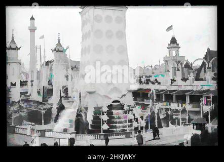 Art inspiré par Luna Park, Eugene Wemlinger, cellulose nitrate négatif, 1908, œuvres classiques modernisées par Artotop avec une touche de modernité. Formes, couleur et valeur, impact visuel accrocheur sur l'art émotions par la liberté d'œuvres d'art d'une manière contemporaine. Un message intemporel qui cherche une nouvelle direction créative. Artistes qui se tournent vers le support numérique et créent le NFT Artotop Banque D'Images