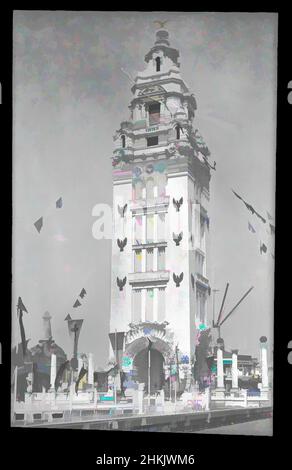 Art inspiré par Luna Park, Eugene Wemlinger, négatif en nitrate de cellulose, 1906, Coney Island, Dreamland, œuvres classiques modernisées par Artotop avec une touche de modernité. Formes, couleur et valeur, impact visuel accrocheur sur l'art émotions par la liberté d'œuvres d'art d'une manière contemporaine. Un message intemporel qui cherche une nouvelle direction créative. Artistes qui se tournent vers le support numérique et créent le NFT Artotop Banque D'Images