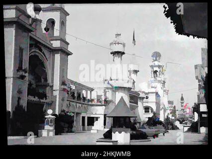 Art inspiré par Luna Park, Eugene Wemlinger, négatif en nitrate de cellulose, 1909, Coney Island, Œuvres classiques modernisées par Artotop avec une touche de modernité. Formes, couleur et valeur, impact visuel accrocheur sur l'art émotions par la liberté d'œuvres d'art d'une manière contemporaine. Un message intemporel qui cherche une nouvelle direction créative. Artistes qui se tournent vers le support numérique et créent le NFT Artotop Banque D'Images