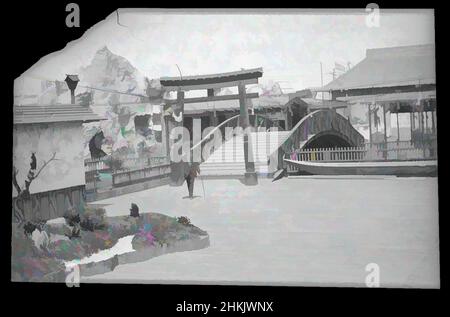 Art inspiré par le village japonais, Luna Park, Eugene Wemlinger, négatif de nitrate de cellulose, 1903, Brooklyn, Coney Island, œuvres classiques modernisées par Artotop avec une touche de modernité. Formes, couleur et valeur, impact visuel accrocheur sur l'art émotions par la liberté d'œuvres d'art d'une manière contemporaine. Un message intemporel qui cherche une nouvelle direction créative. Artistes qui se tournent vers le support numérique et créent le NFT Artotop Banque D'Images