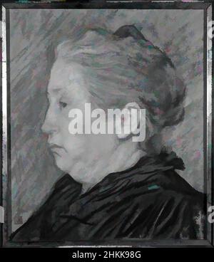 Art inspiré par Portrait de Madame Monnom, Théo van Rysselberghe, belge, 1862-1926, pastel sur papier, Europe, env. 1890, 13 3/4 x 11 7/8 po, œuvres classiques modernisées par Artotop avec une touche de modernité. Formes, couleur et valeur, impact visuel accrocheur sur l'art émotions par la liberté d'œuvres d'art d'une manière contemporaine. Un message intemporel qui cherche une nouvelle direction créative. Artistes qui se tournent vers le support numérique et créent le NFT Artotop Banque D'Images