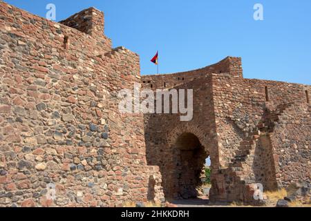 Forteresse de Dashtadem (7e-19e siècles), Dashtadem, province d'Aragatsotn, Arménie Banque D'Images