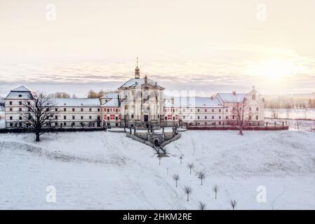 Architecture des châteaux et châteaux en République tchèque. HÔPITAL KUKS Banque D'Images