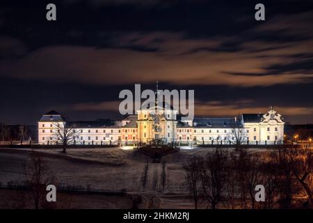 Architecture des châteaux et châteaux en République tchèque. HÔPITAL KUKS Banque D'Images