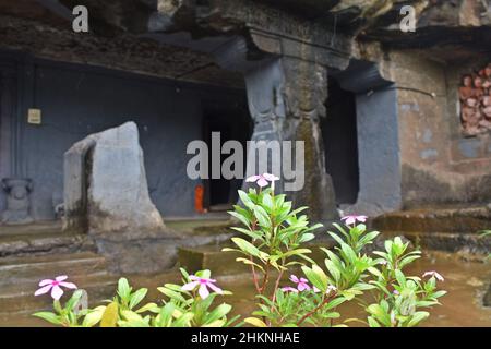 grottes lonad - grottes bhiwandi maharashtra Banque D'Images