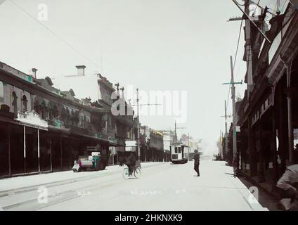 Art inspiré par Queen Street, Auckland, studio Muir & Moodie, vers 1912, Auckland, œuvres classiques modernisées par Artotop avec une touche de modernité. Formes, couleur et valeur, impact visuel accrocheur sur l'art émotions par la liberté d'œuvres d'art d'une manière contemporaine. Un message intemporel qui cherche une nouvelle direction créative. Artistes qui se tournent vers le support numérique et créent le NFT Artotop Banque D'Images