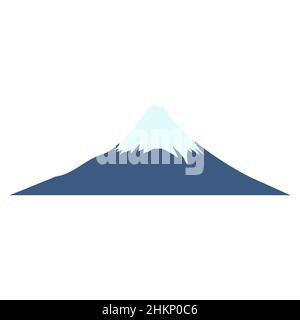 Clip art du support Fuji avec dessin animé, illustration vectorielle Illustration de Vecteur