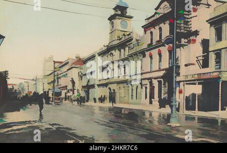 Art inspiré par Queen Street, Auckland, Muir & Moodie studio, 1909, Auckland, œuvres classiques modernisées par Artotop avec une touche de modernité. Formes, couleur et valeur, impact visuel accrocheur sur l'art émotions par la liberté d'œuvres d'art d'une manière contemporaine. Un message intemporel qui cherche une nouvelle direction créative. Artistes qui se tournent vers le support numérique et créent le NFT Artotop Banque D'Images
