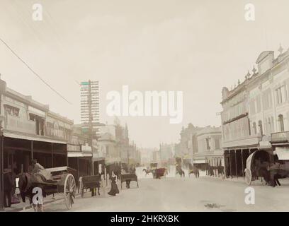 Art inspiré par Queen Street, Auckland, studio Muir & Moodie, vers 1910, Auckland, œuvres classiques modernisées par Artotop avec une touche de modernité. Formes, couleur et valeur, impact visuel accrocheur sur l'art émotions par la liberté d'œuvres d'art d'une manière contemporaine. Un message intemporel qui cherche une nouvelle direction créative. Artistes qui se tournent vers le support numérique et créent le NFT Artotop Banque D'Images