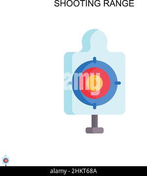 Champ de prise de vue icône vecteur simple.Modèle de conception de symbole d'illustration pour élément d'interface utilisateur Web mobile. Illustration de Vecteur