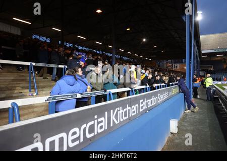 Peterborough, Royaume-Uni.05th févr. 2022.Les fans reviennent sur les terrasses des Peterborough United v Queens Park Rangers, au match rond Emirates FA Cup 4th, au Weston Homes Stadium, Peterborough, Cambridgeshire.Crédit : Paul Marriott/Alay Live News Banque D'Images