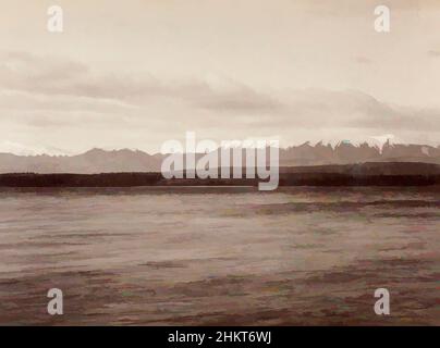 Art inspiré par le lac te Anau de Center Island, studio Burton Brothers, studio de photographie, 1889, Dunedin, Œuvres classiques modernisées par Artotop avec une touche de modernité. Formes, couleur et valeur, impact visuel accrocheur sur l'art émotions par la liberté d'œuvres d'art d'une manière contemporaine. Un message intemporel qui cherche une nouvelle direction créative. Artistes qui se tournent vers le support numérique et créent le NFT Artotop Banque D'Images