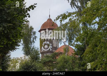 Svetlogorsk, Russie - août 08 2019 : la vue de la Tour de l'eau le 08 2019 août à Svetlogorsk, Russie. Banque D'Images