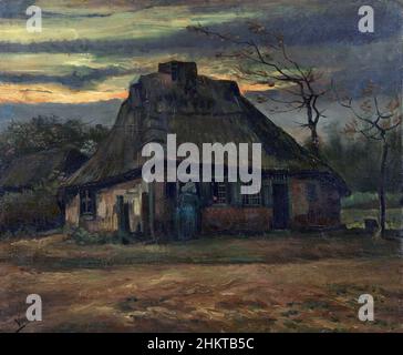 La cabane par Vincent Van Gogh 1885.Musée Van Gogh à Amsterdam, pays-Bas Banque D'Images