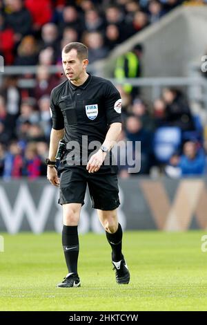 Londres, Royaume-Uni.05th févr. 2022.Arbitre, Peter Bankes à Londres, Royaume-Uni, le 2/5/2022.(Photo de Carlton Myrie/News Images/Sipa USA) crédit: SIPA USA/Alay Live News Banque D'Images