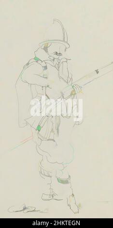 Art inspiré par Soldier fermant la casserole de son musket, les œuvres classiques modernisées par Artotop avec une touche de modernité. Formes, couleur et valeur, impact visuel accrocheur sur l'art émotions par la liberté d'œuvres d'art d'une manière contemporaine. Un message intemporel qui cherche une nouvelle direction créative. Artistes qui se tournent vers le support numérique et créent le NFT Artotop Banque D'Images