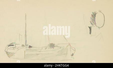 Art inspiré par le bateau à voile, les œuvres classiques modernisées par Artotop avec une touche de modernité. Formes, couleur et valeur, impact visuel accrocheur sur l'art émotions par la liberté d'œuvres d'art d'une manière contemporaine. Un message intemporel qui cherche une nouvelle direction créative. Artistes qui se tournent vers le support numérique et créent le NFT Artotop Banque D'Images