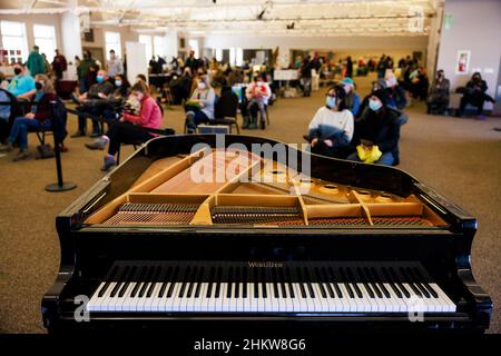 BLOOMINGTON, ÉTATS-UNIS - 2022/02/05: The Annual Music Expo 3rd au Monroe County Convention Center à Bloomington le 5 février 2022, à Bloomington, Ind. (Photo de Jeremy Hogan/The Bloomingtonian) Banque D'Images