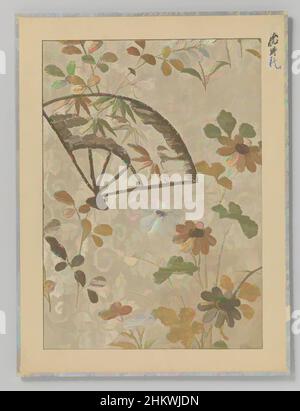 Art inspiré par fragment textile, fragment textile, broderie de fleurs et un ventilateur sur Damas beige., Japon, 1711 - 1716, soie, hauteur 29 cm × largeur 20,7 cm, oeuvres classiques modernisées par Artotop avec une touche de modernité. Formes, couleur et valeur, impact visuel accrocheur sur l'art émotions par la liberté d'œuvres d'art d'une manière contemporaine. Un message intemporel qui cherche une nouvelle direction créative. Artistes qui se tournent vers le support numérique et créent le NFT Artotop Banque D'Images