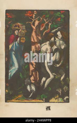 L'art inspiré par Dieu appelle Adam et Eve pour rendre compte, la petite passion (titre de la série), la passion stupide (titre de la série), Dieu marche à travers le jardin d'Eden et appelle Adam et Eve pour rendre compte après qu'ils mangent de l'arbre de la connaissance du bien et du mal. Adam et Eve cache, œuvres classiques modernisées par Artotop avec une touche de modernité. Formes, couleur et valeur, impact visuel accrocheur sur l'art émotions par la liberté d'œuvres d'art d'une manière contemporaine. Un message intemporel qui cherche une nouvelle direction créative. Artistes qui se tournent vers le support numérique et créent le NFT Artotop Banque D'Images