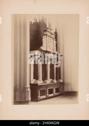 Art inspiré par le monument de la tombe de Louis de la Kéthulle dans l'église St Gertrudis à Bergen op Zoom, anoniem (Monumentenzorg) (attribué à), Sint-Gertrudiskerk, 1890, support photographique, carton, Imprimé albumine, hauteur 232 mm × largeur 171 mm, oeuvres classiques modernisées par Artotop avec une touche de modernité. Formes, couleur et valeur, impact visuel accrocheur sur l'art émotions par la liberté d'œuvres d'art d'une manière contemporaine. Un message intemporel qui cherche une nouvelle direction créative. Artistes qui se tournent vers le support numérique et créent le NFT Artotop Banque D'Images