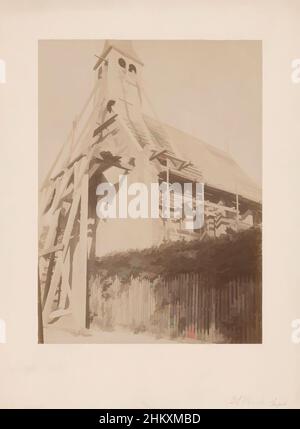 Art inspiré par le point de vue de l'église réformée néerlandaise de West-Graftdijk lors de sa restauration, anoniem (Monumentenzorg) (attribué à), A.J.M. Mulder, West-Graftdijk, 1902, support photographique, carton, Imprimé albumine, hauteur 230 mm × largeur 170 mm, oeuvres classiques modernisées par Artotop avec une touche de modernité. Formes, couleur et valeur, impact visuel accrocheur sur l'art émotions par la liberté d'œuvres d'art d'une manière contemporaine. Un message intemporel qui cherche une nouvelle direction créative. Artistes qui se tournent vers le support numérique et créent le NFT Artotop Banque D'Images