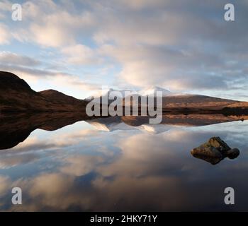 Lochan na h-Achlaise Banque D'Images