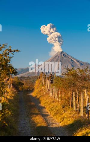 Volcan de feu.Colima.Mexique, Amérique du Nord Banque D'Images