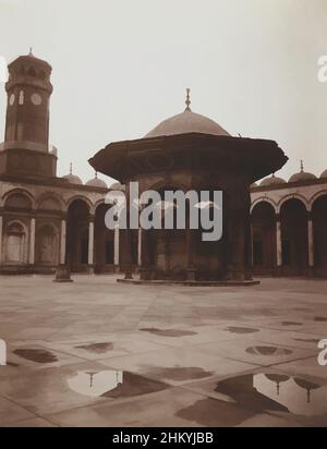 Art inspiré par la cour de la mosquée d'Alabasten au Caire, Egypte [Alabasten, L. Heldring, Egypte, 1898, Support photographique, hauteur 109 mm × largeur 82 mm, œuvres classiques modernisées par Artotop avec une touche de modernité. Formes, couleur et valeur, impact visuel accrocheur sur l'art émotions par la liberté d'œuvres d'art d'une manière contemporaine. Un message intemporel qui cherche une nouvelle direction créative. Artistes qui se tournent vers le support numérique et créent le NFT Artotop Banque D'Images