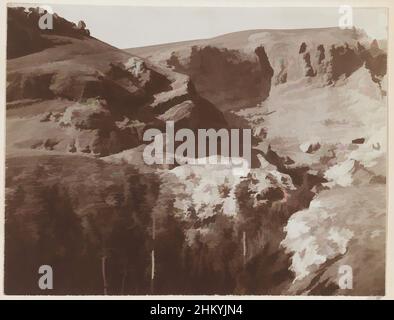 Art inspiré par la vue de la vallée de la Barada, Syrie, vallée de la Barada, L. Heldring, Syrië, 1898, support photographique, hauteur 83 mm × largeur 109 mm, oeuvres classiques modernisées par Artotop avec une touche de modernité. Formes, couleur et valeur, impact visuel accrocheur sur l'art émotions par la liberté d'œuvres d'art d'une manière contemporaine. Un message intemporel qui cherche une nouvelle direction créative. Artistes qui se tournent vers le support numérique et créent le NFT Artotop Banque D'Images