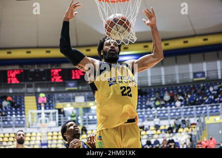 Italie- Panier, 6 febbraio 2022 LNP A2 Reale Mutua Torino vs Orlandina Panier Banque D'Images
