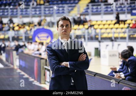 Italie- Panier, 6 febbraio 2022 LNP A2 Reale Mutua Torino vs Orlandina Panier Banque D'Images