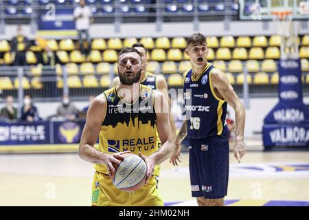 Italie- Panier, 6 febbraio 2022 LNP A2 Reale Mutua Torino vs Orlandina Panier Banque D'Images
