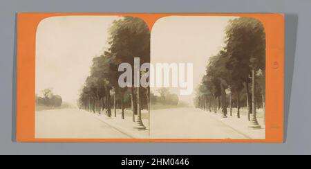 Art inspiré par la vue de l'avenue des champs-Élysées à Paris, le Nouveau Paris (titre de la série), Charles Gérard, champs-Elysées, c. 1860 - c. 1870, carton, imprimé albumine, hauteur 85 mm × largeur 170 mm, oeuvres classiques modernisées par Artotop avec une touche de modernité. Formes, couleur et valeur, impact visuel accrocheur sur l'art émotions par la liberté d'œuvres d'art d'une manière contemporaine. Un message intemporel qui cherche une nouvelle direction créative. Artistes qui se tournent vers le support numérique et créent le NFT Artotop Banque D'Images
