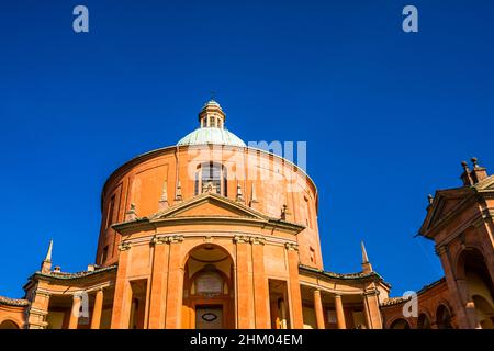 Vue sur la basilique de la Madonna di San Luca à Bologne, Italie Banque D'Images