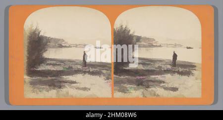 Art inspiré par la vue d'Arona sur le lac majeur, vue d'Arône. (Lac majeur), Lago Maggiore, le Lac majeur, Ernest Eléonor Pierre Lamy, Lago Maggiore, 1861 - 1878, carton, papier, Imprimé albumine, hauteur 88 mm × largeur 178 mm, oeuvres classiques modernisées par Artotop avec une touche de modernité. Formes, couleur et valeur, impact visuel accrocheur sur l'art émotions par la liberté d'œuvres d'art d'une manière contemporaine. Un message intemporel qui cherche une nouvelle direction créative. Artistes qui se tournent vers le support numérique et créent le NFT Artotop Banque D'Images