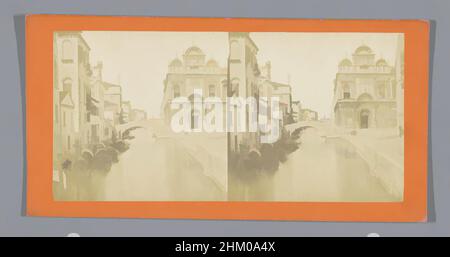 Art inspiré par le canal de Venise, avec vue sur la Scuola Grande di San Marco, Venise, c. 1850 - c. 1880, carton, imprimé albumine, hauteur 85 mm × largeur 170 mm, oeuvres classiques modernisées par Artotop avec une touche de modernité. Formes, couleur et valeur, impact visuel accrocheur sur l'art émotions par la liberté d'œuvres d'art d'une manière contemporaine. Un message intemporel qui cherche une nouvelle direction créative. Artistes qui se tournent vers le support numérique et créent le NFT Artotop Banque D'Images