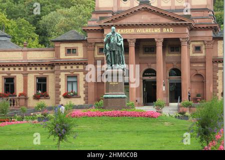 Kaiser-Wilhelms Bad, avant lui Kaiser Wilhelm I, construit en 1887-1890 dans le Kurpark à Bad Homburg, Hesse, Allemagne Banque D'Images