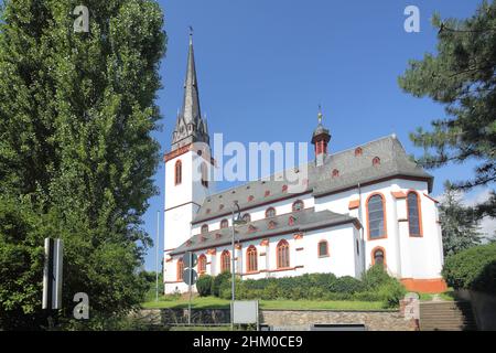 Saint-Markus gothique tardif à Erbach, Rheingau, Hesse, Allemagne Banque D'Images