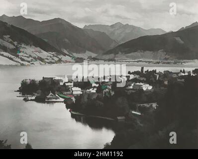 Art inspiré par View of Zell am See, The Zeller See and mountains, éditeur: C.J.S., Zell am See, éditeur: Salzburg, c. 1950 - c. 1960, support photographique, impression en gélatine argentée, hauteur 62 mm × largeur 82 mm, œuvres classiques modernisées par Artotop avec une touche de modernité. Formes, couleur et valeur, impact visuel accrocheur sur l'art émotions par la liberté d'œuvres d'art d'une manière contemporaine. Un message intemporel qui cherche une nouvelle direction créative. Artistes qui se tournent vers le support numérique et créent le NFT Artotop Banque D'Images