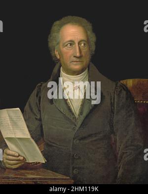 Johann Wolfgang von Goethe, 1749-1832, poète allemand Banque D'Images